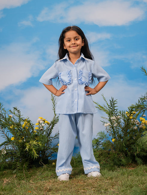 Girl's' Aqua Co-Ords